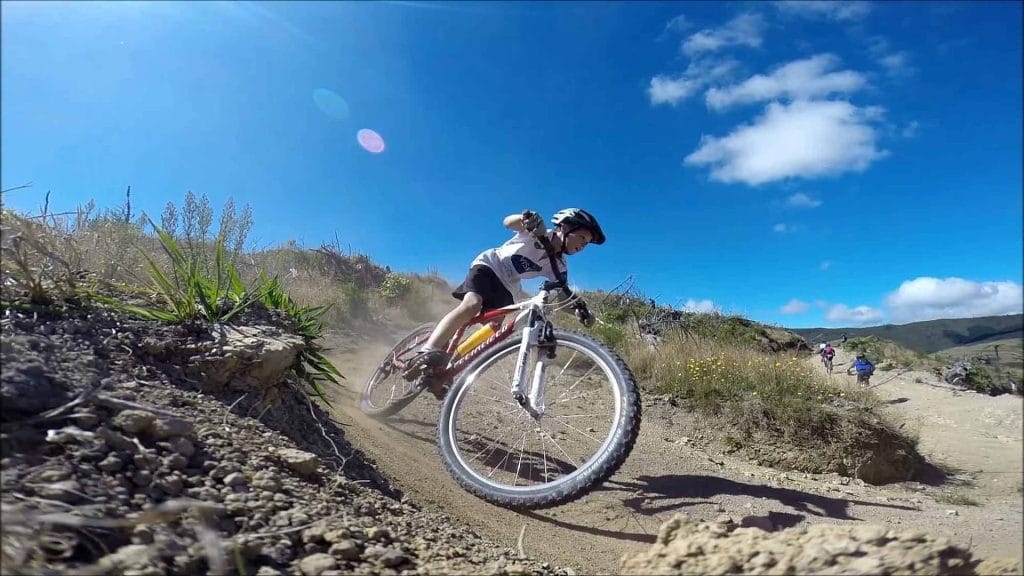Young rider on the About Time trail