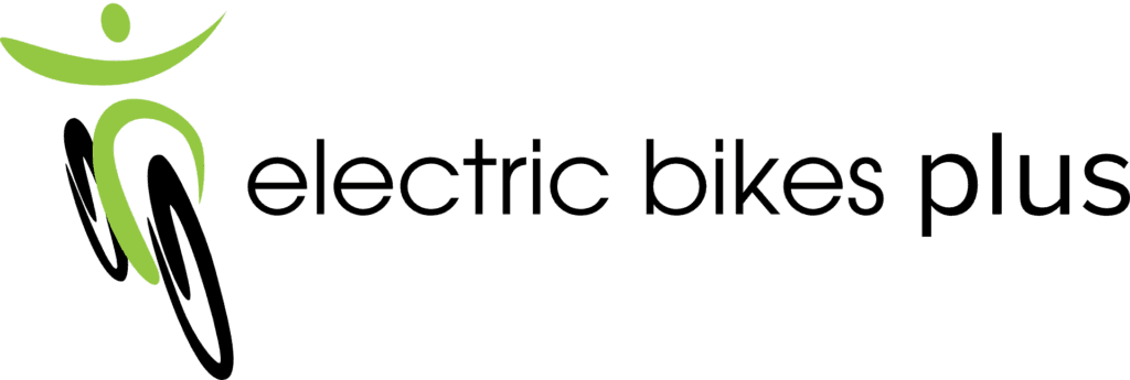Electric Bikes Plus Logo Transparent Black